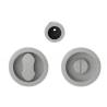Cuvette encastrée MOOD ONE ronde Ø 57 mm sans serrure ,C04 Silver