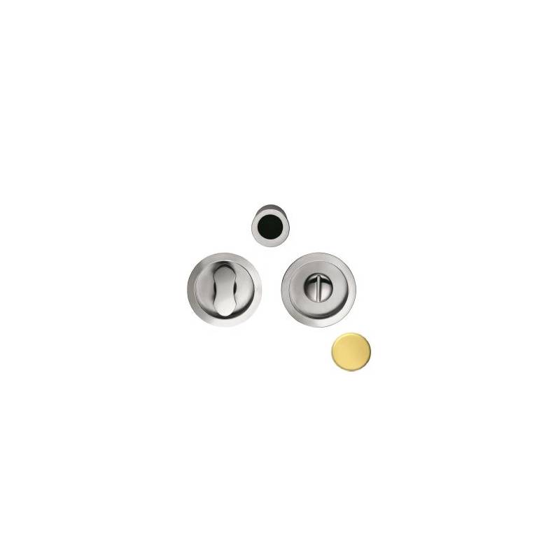 Cuvette encastrée OPEN Ø 57 mm avec serrure, laiton mat