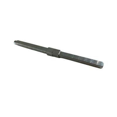 Tige carrée 2 pièces pour serrure électrique 9/7x140 (70+70)