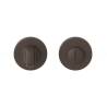 Paire de rosaces rondes conda sans voyant (BC), MOOD ONE C02 bronze