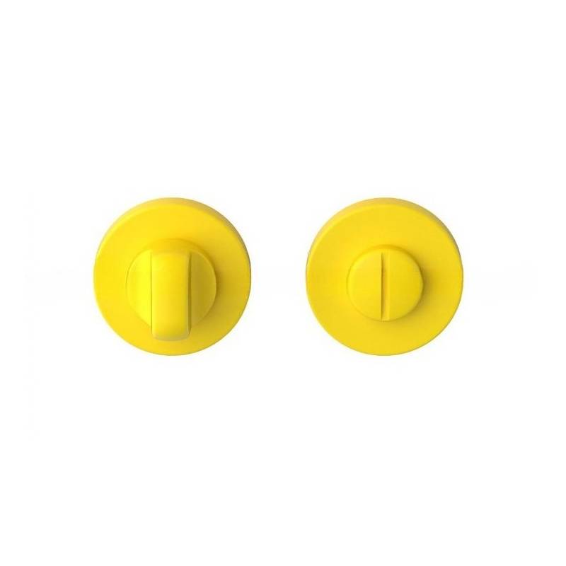 Paire de rosaces rondes MOOD ONE conda sans voyant (BC), C09 jaune citron