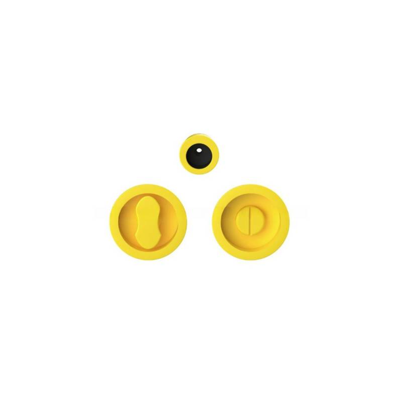 Cuvette encastrée MOOD ONE ronde Ø 57 mm sans serrure ,C09 Jaune citron