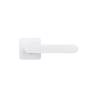 Paire de béquille MOOD ONE Q sur rosace carrées C01 blanc