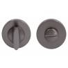 Paire de rosaces rondes conda sans voyant (BC), graphite mat
