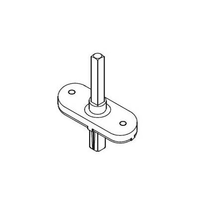 Mécanisme de fermeture pour poignée de fenêtre, 7 x 30 mm