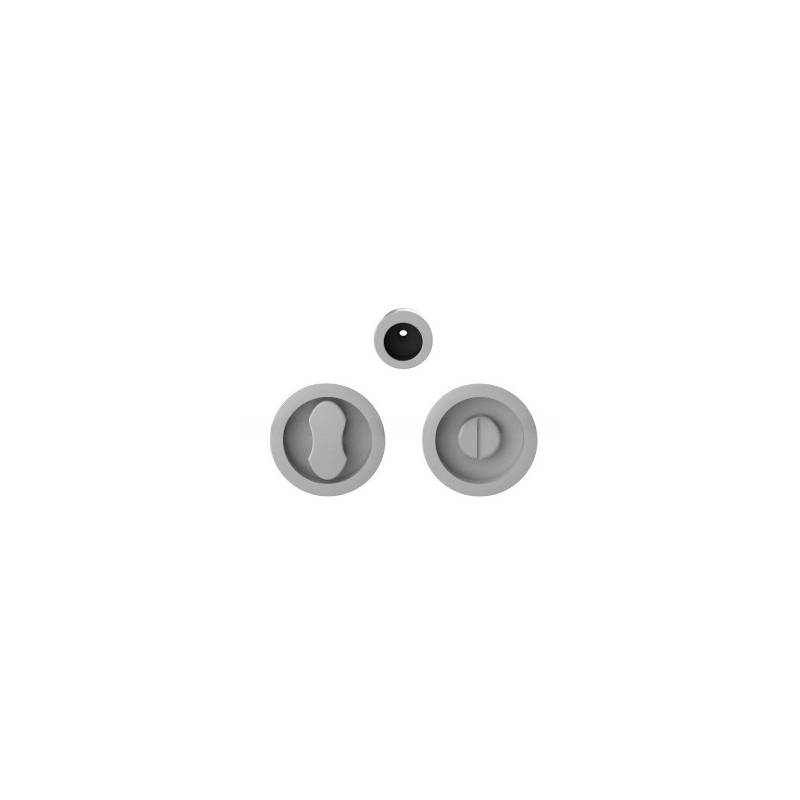 Cuvette encastrée MOOD ONE ronde Ø 57 mm sans serrure ,C04 Silver