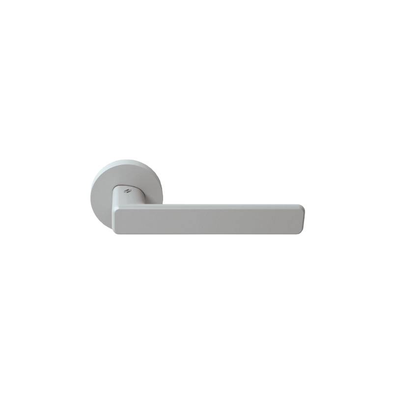 Paire de béquille MOOD DUE sur rosace ronde C04 Silver