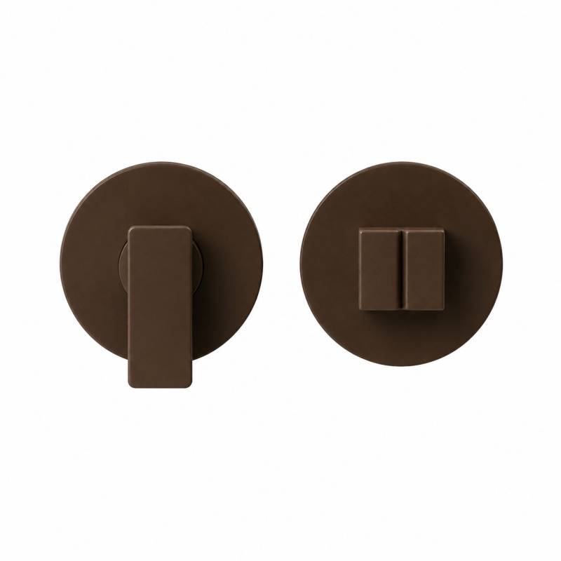 Paire de rosaces rondes conda sans voyant (BC) MOOD DUE C02 bronze