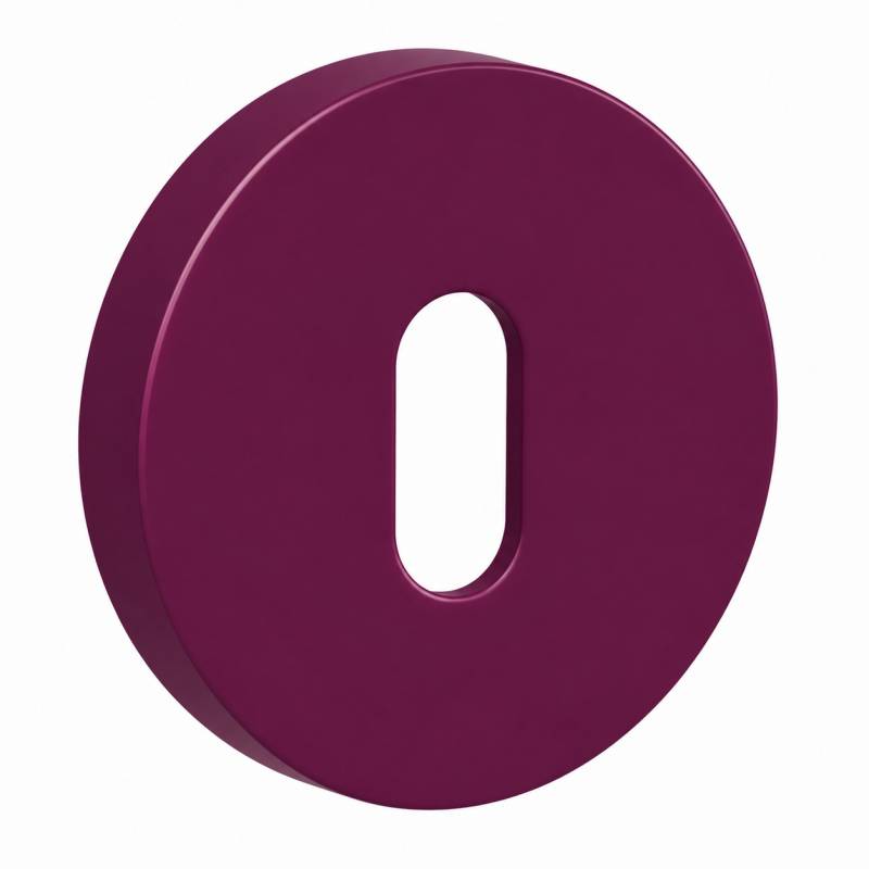 Paire de rosaces rondes MOOD ONE/DUE clé L (BC),C10 Violet
