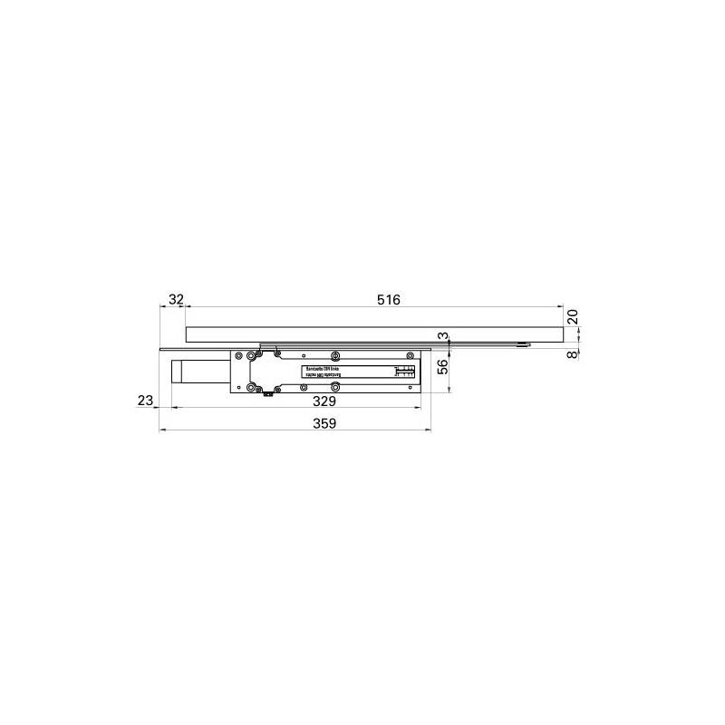 Ferme porte EXS ITS MULTIGENIUS Force 1-4 S