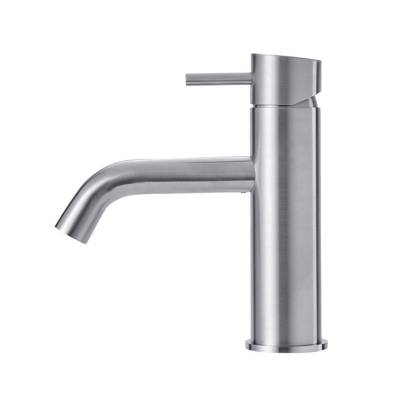 Robinet mitigeur en inox brossé AISI 316 – Hauteur 173 mm – Bec 130 mm