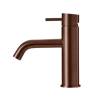 Robinet mitigeur en PVD Bronze satiné – Hauteur 173 mm – Bec 130 mm